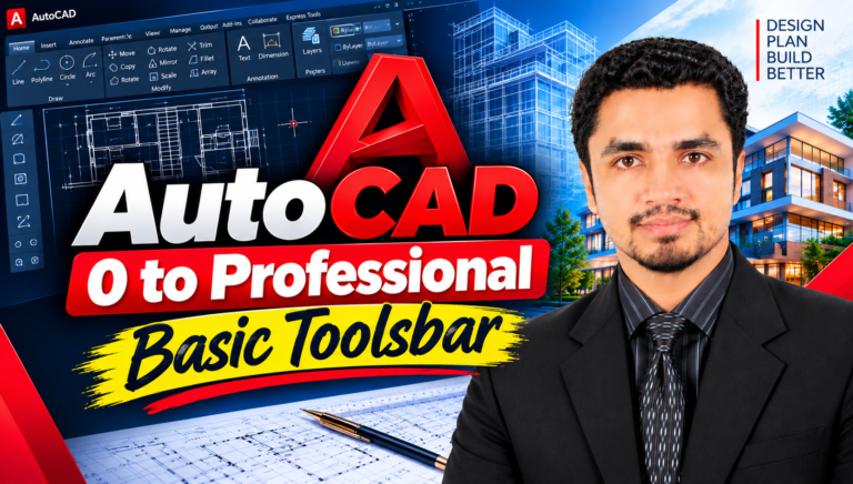 AutoCAD O to Professional Basic Toolbars Course